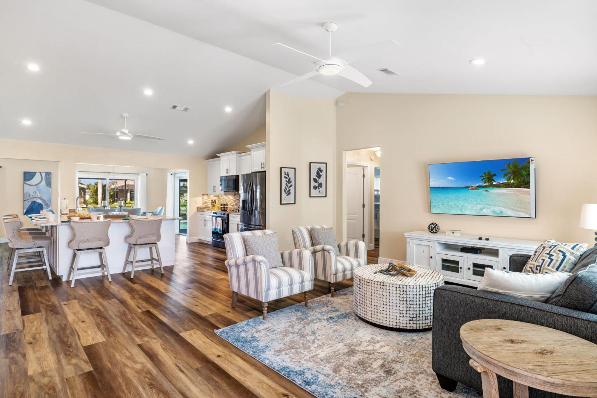 Fully Remodeled Electric-Heated Pool Home On Gulf-Access Canal - Villa Sunny Cape Coral Luaran gambar